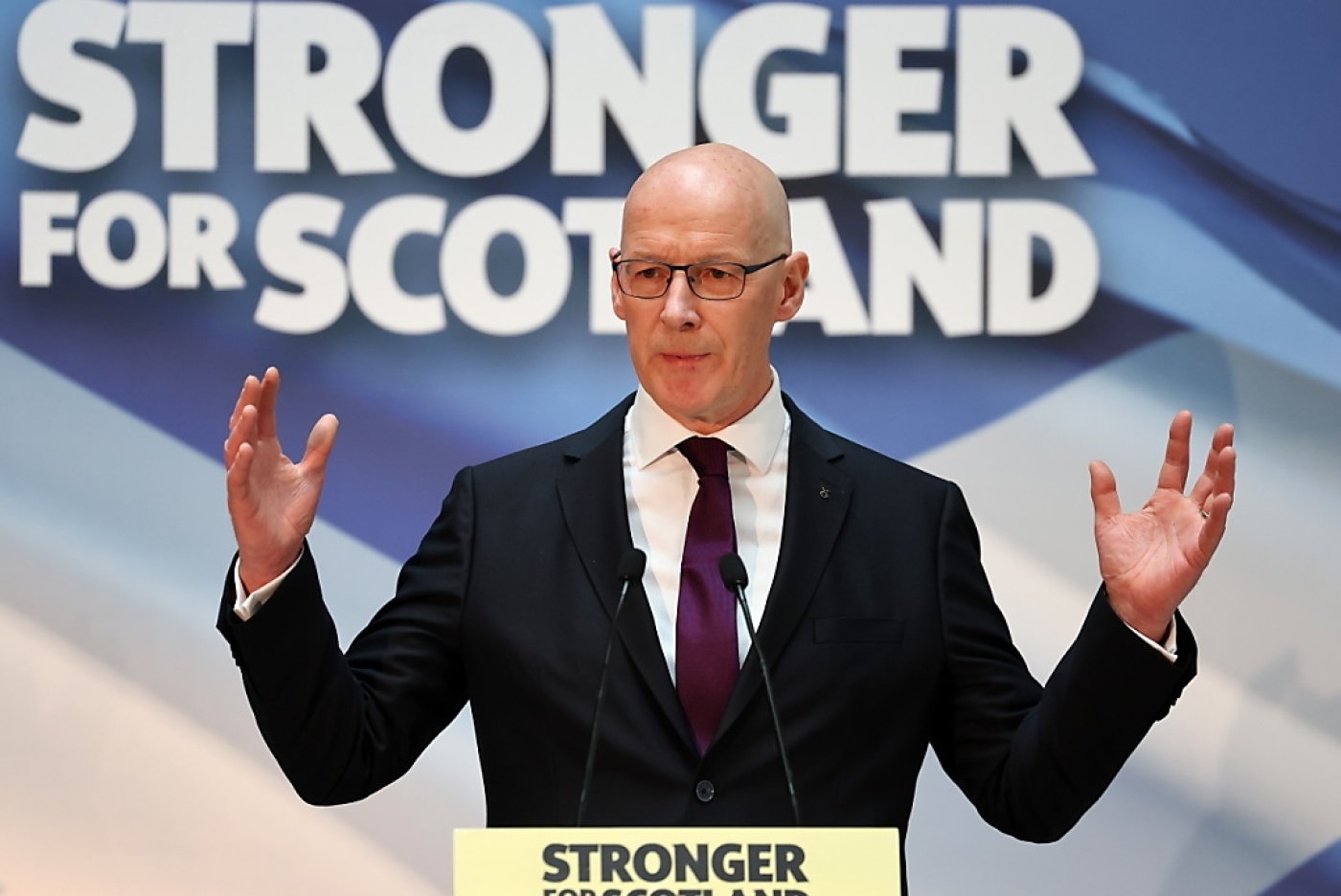 John Swinney a été élu sans surprise avec 64 voix sur les 129 sièges du Parlement écossais. KEYSTONE