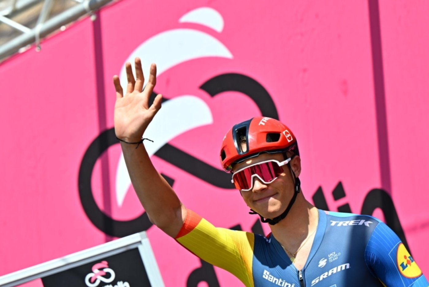 Deuxième lundi, premier mardi: Jonathan Milan est le sprinter en forme du Tour d'Italie. KEYSTONE