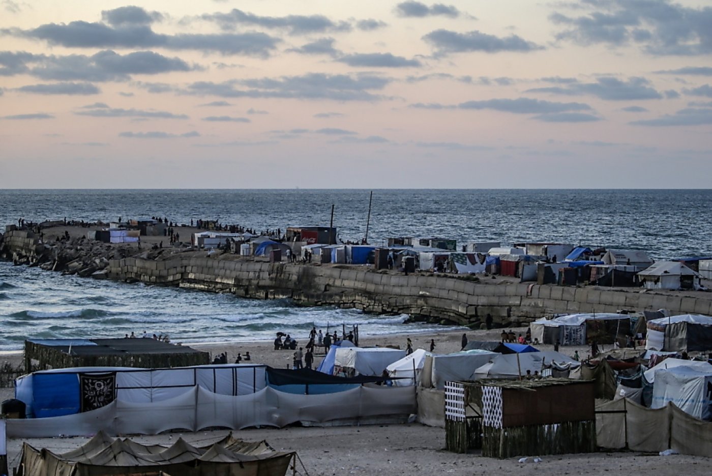 Quelque "800'000" Palestiniens ont "été forcés de fuir" Rafah selon l'ONU KEYSTONE