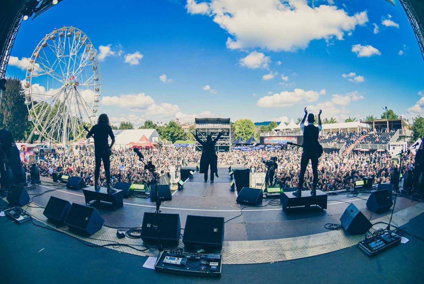Le groupe de metal jurassien Silver Dust au Riverside Festival à Aarburg (CH) en 2022.