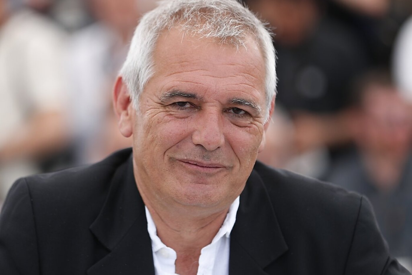 Réalisateur discret à la fibre sociale assumée, Laurent Cantet était entré dans la légende de Cannes en 2008 en recevant la Palme d'or pour "Entre les murs". Ici, une image de 2017. (archives) KEYSTONE