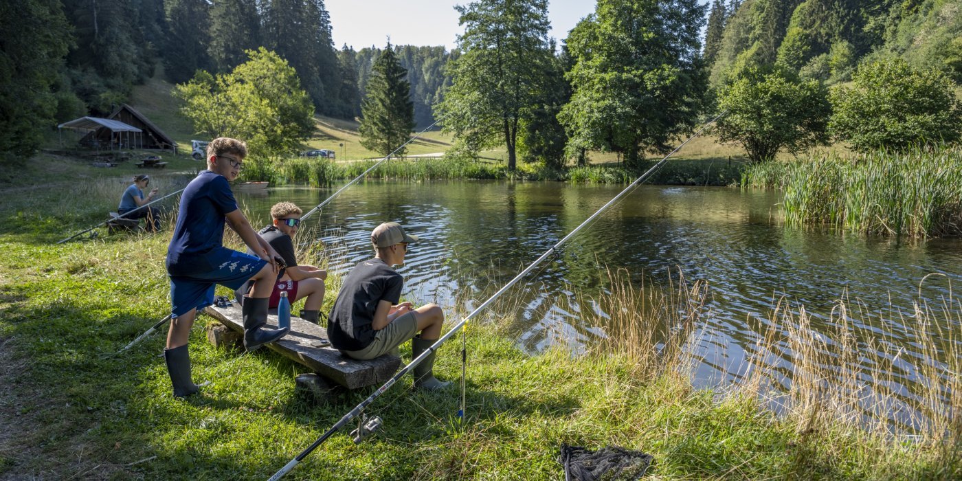 Passeport vacances, initiation à la pêche. Photo Olivier Noaillon