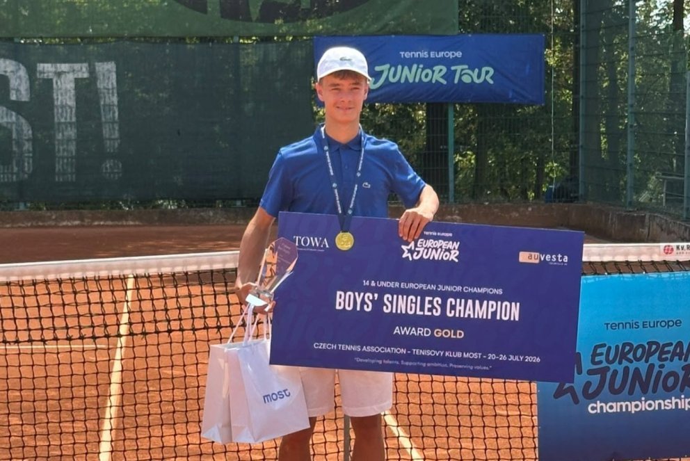 Jonas Waelti, champion d'Europe